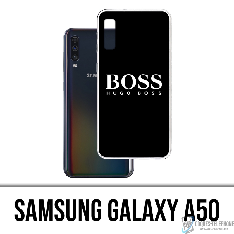 Coque Samsung Galaxy A50 - Hugo Boss Noir