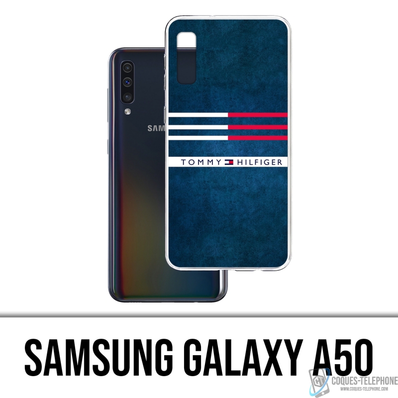 Funda para Samsung Galaxy A50 - Rayas de Tommy Hilfiger