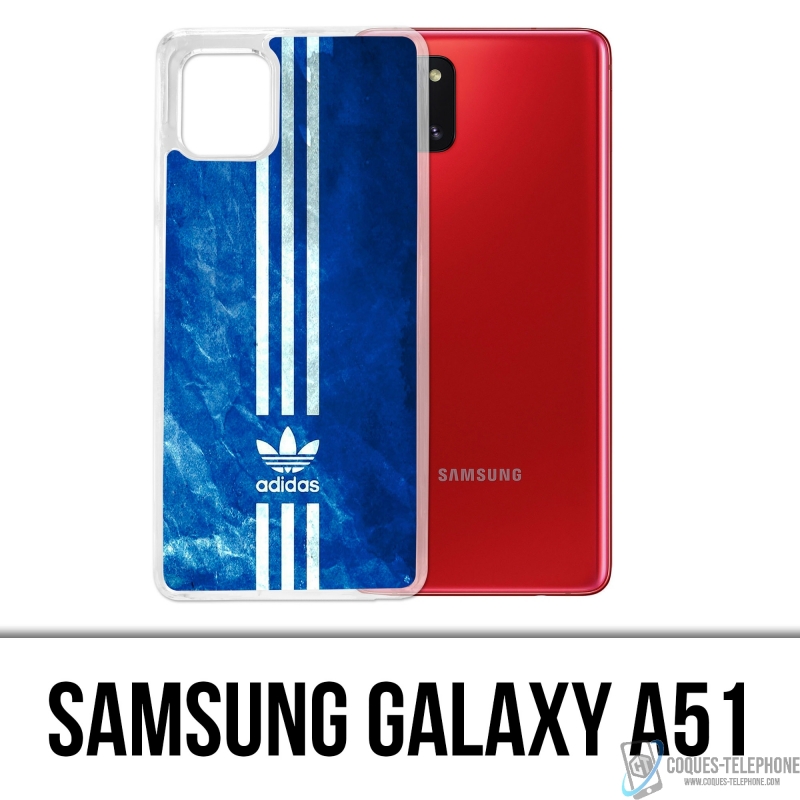 Custodia per Samsung Galaxy A51 - Adidas strisce blu