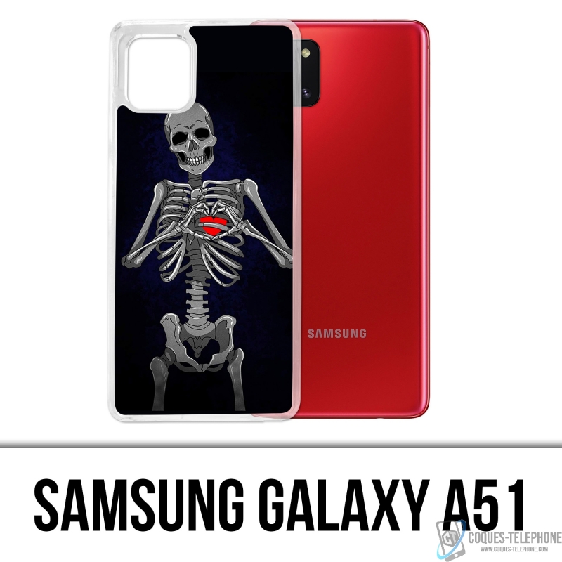 Samsung Galaxy A51 Case - Skeleton Heart