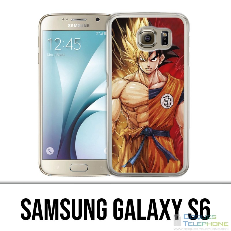 Custodia Samsung Galaxy S6 - Dragon Ball Goku Super Saiyan