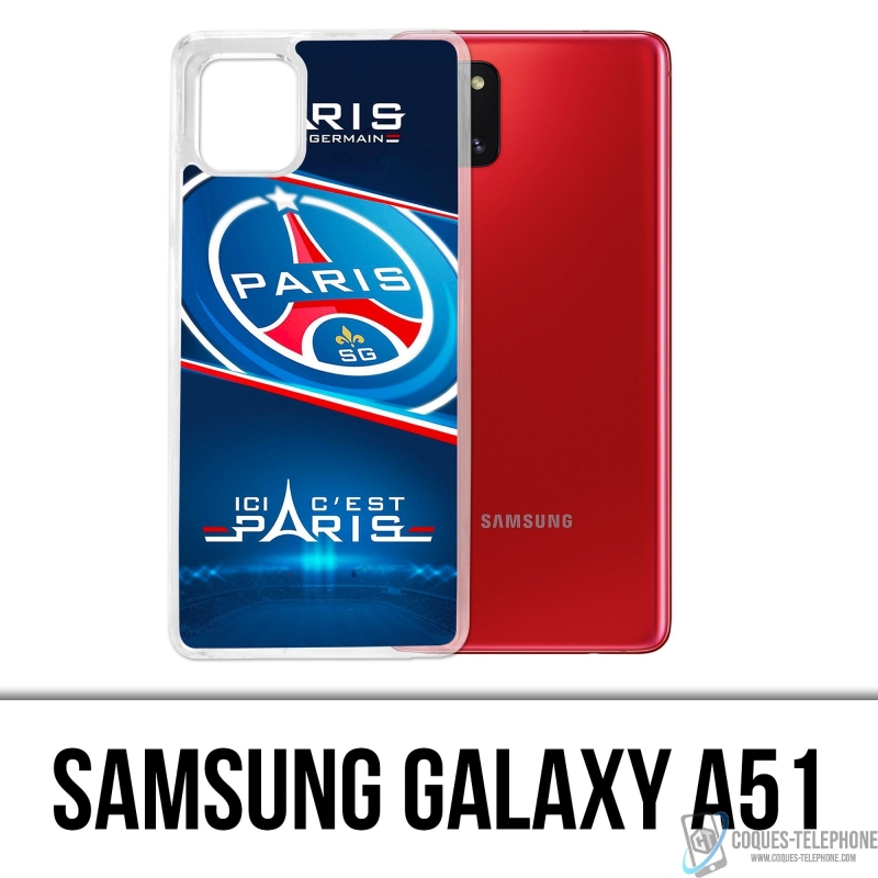 Funda Samsung Galaxy A51 - PSG Ici Cest Paris