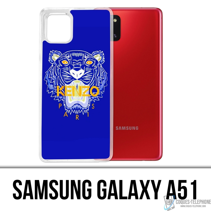 Coque Samsung Galaxy A51 - Kenzo Tigre Bleu