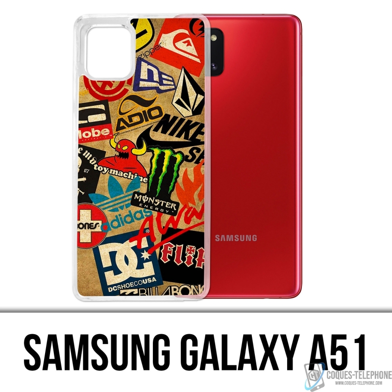 Samsung Galaxy A51 Case - Vintage Skate Logo
