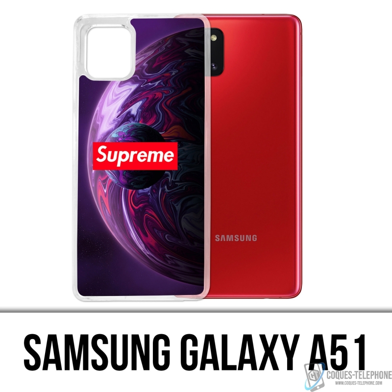 Samsung Galaxy A51 Case - Supreme Planet Lila