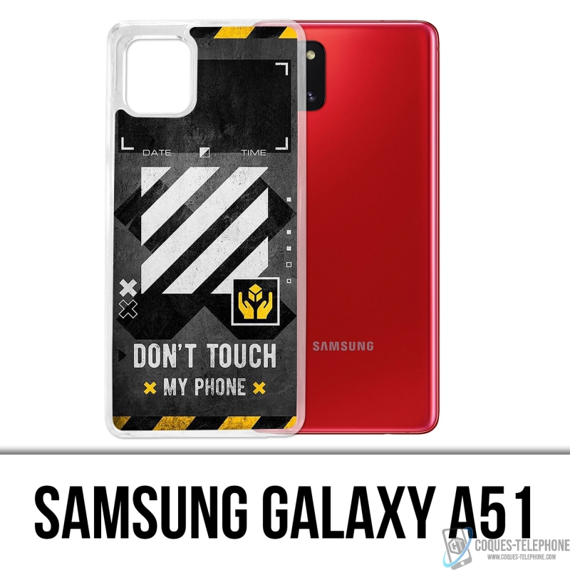 Samsung Galaxy A51 Case - Weiß mit Touch-Telefon