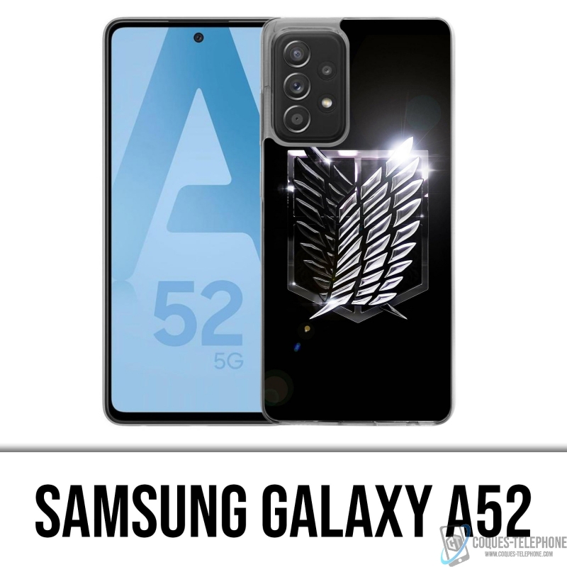 Cover Samsung Galaxy A52 - Logo Attack On Titan