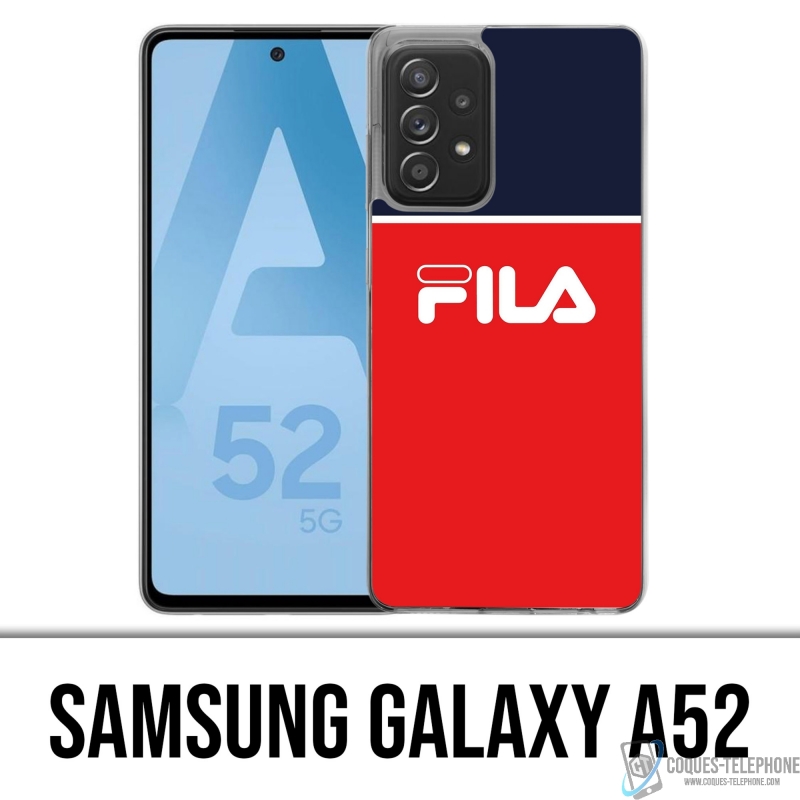 Custodia per Samsung Galaxy A52 - Fila Blu Rosso