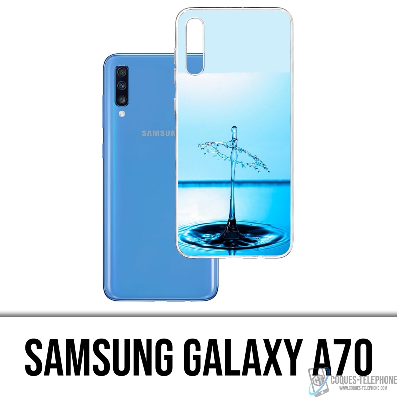 Samsung Galaxy A70 Case - Wassertropfen