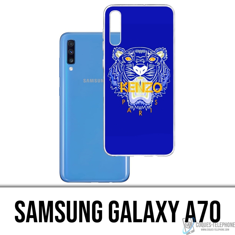 Custodia per Samsung Galaxy A70 - Kenzo Blue Tiger