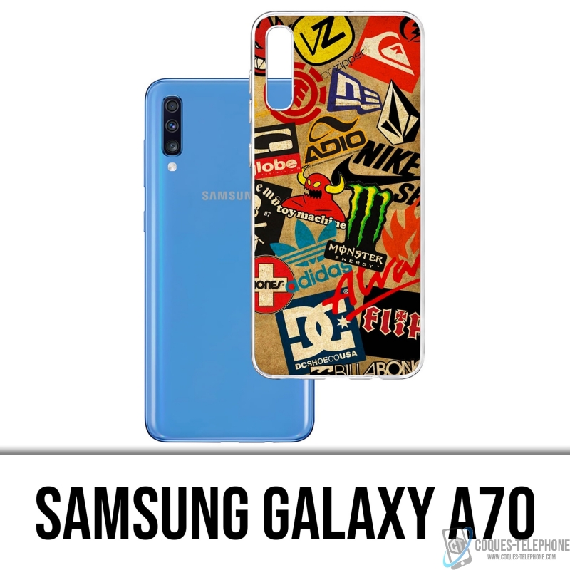 Funda Samsung Galaxy A70 - Logo Vintage Skate