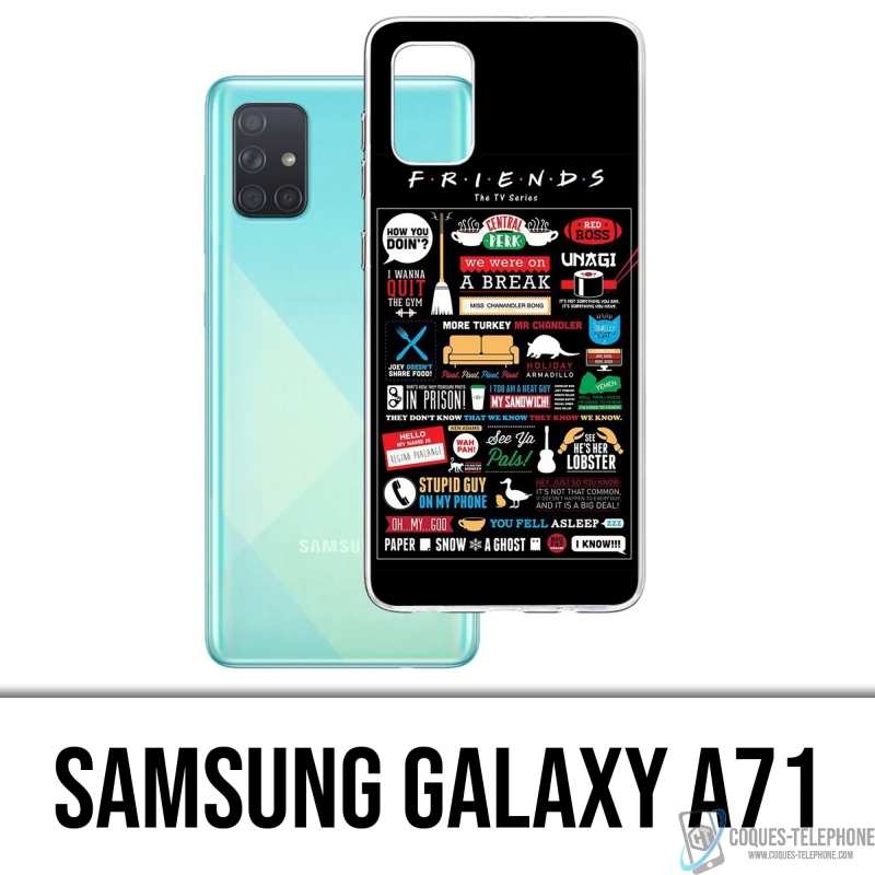Coque Samsung Galaxy A71 - Friends Logo