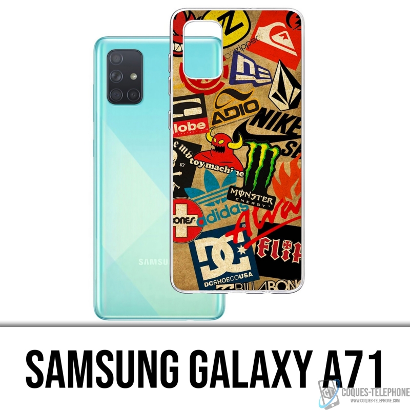 Funda Samsung Galaxy A71 - Logo Vintage Skate
