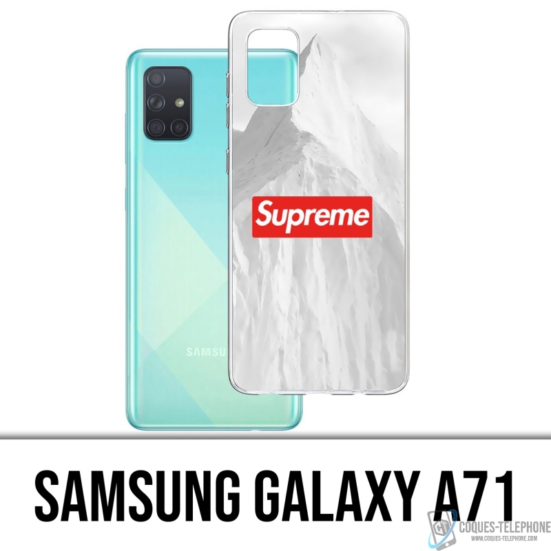 Funda Samsung Galaxy A71 - Montaña Blanca Suprema