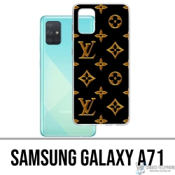 Coque Samsung Galaxy A71 - Louis Vuitton Gold