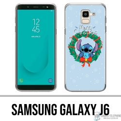 Samsung Galaxy J6 Case - Stitch Frohe Weihnachten