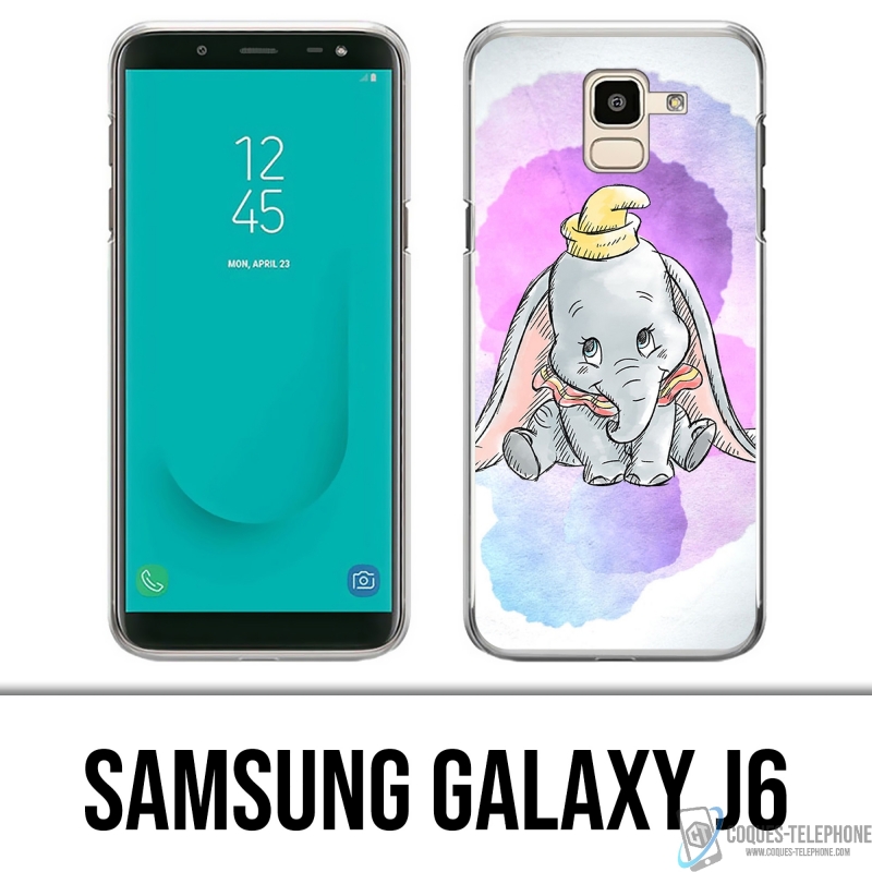 Coque Samsung Galaxy J6 - Disney Dumbo Pastel