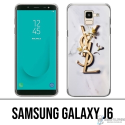 Samsung Galaxy J6 Case - YSL Yves Saint Laurent Marmorblumen