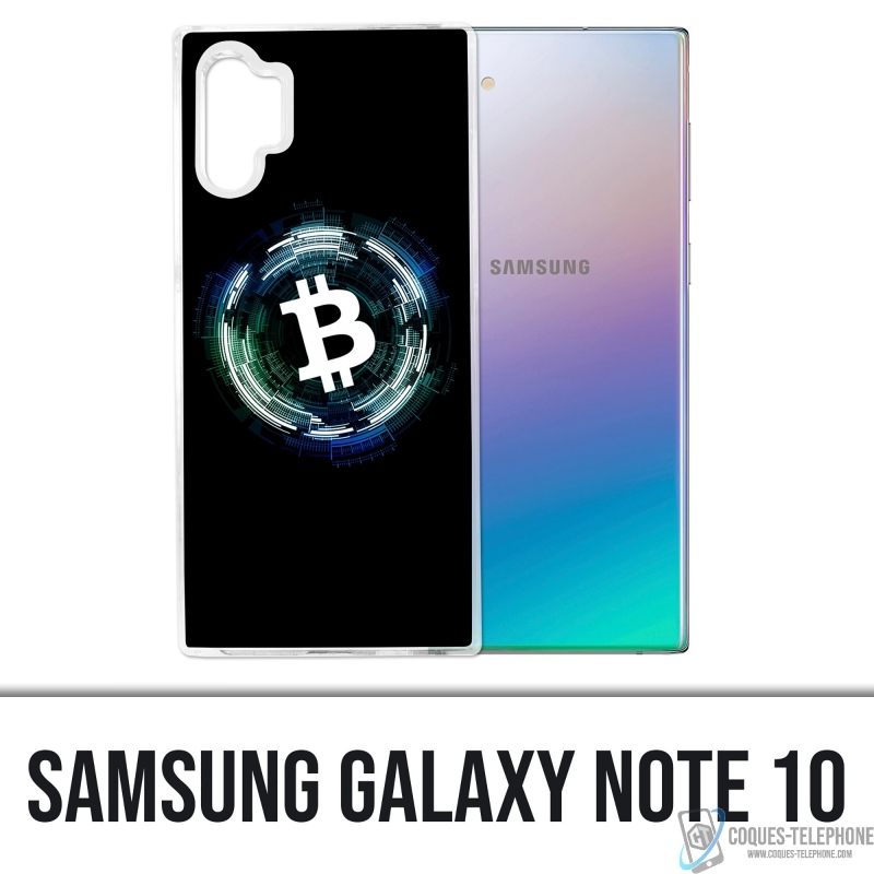 Custodia per Samsung Galaxy Note 10 - Logo Bitcoin