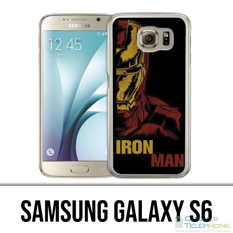 Coque Samsung Galaxy S6 - Iron Man Comics