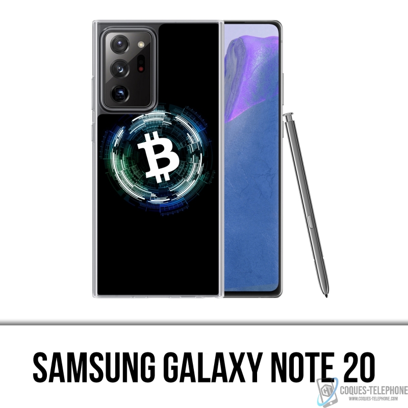 Coque Samsung Galaxy Note 20 - Bitcoin Logo