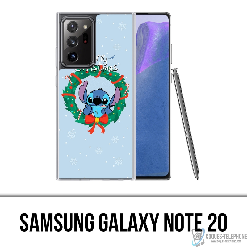 Custodia Samsung Galaxy Note 20 - Stitch Merry Christmas