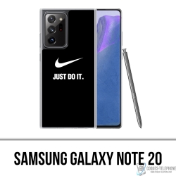 Funda para Samsung Galaxy Note 20 - Nike Just Do It Negra