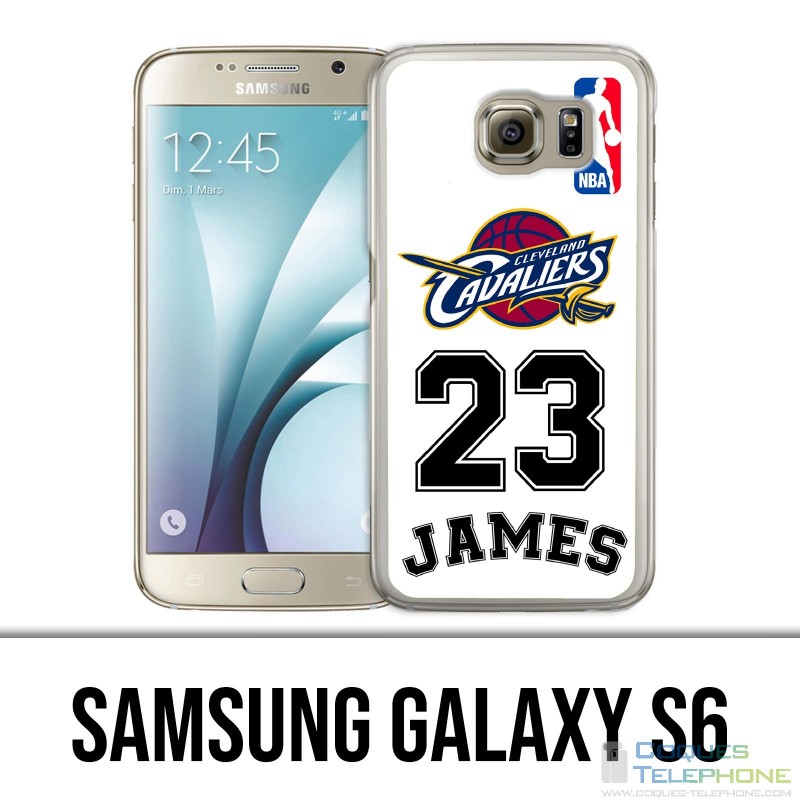 Samsung Galaxy S6 Hülle - Lebron James White