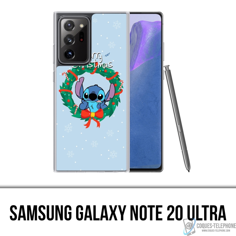 Custodia Samsung Galaxy Note 20 Ultra - Stitch Merry Christmas