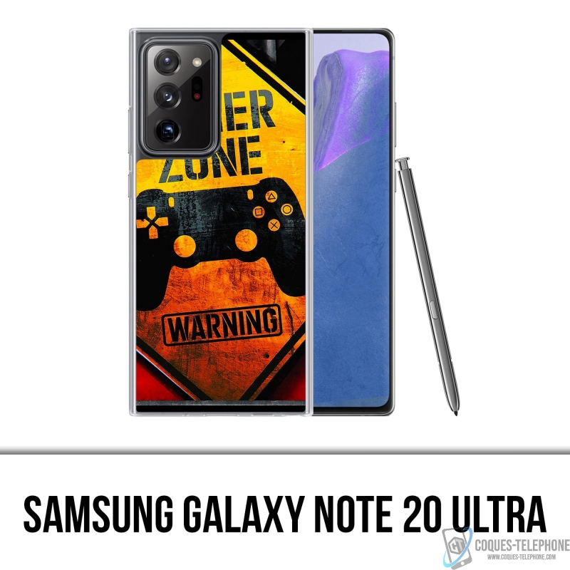 Samsung Galaxy Note 20 Ultra Case - Gamer Zone Warnung