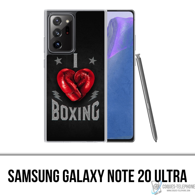 Coque Samsung Galaxy Note 20 Ultra - I Love Boxing