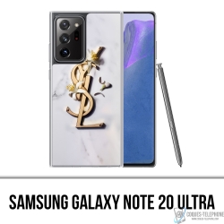 Samsung Galaxy Note 20 Ultra Case - YSL Yves Saint Laurent Marmorblumen