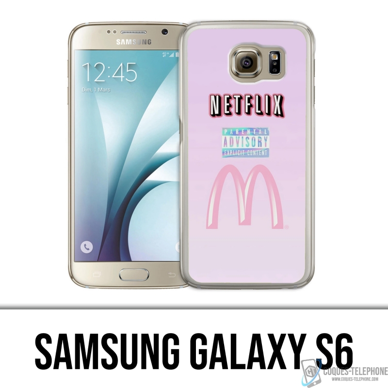 Samsung Galaxy S6 Case - Netflix und Mcdo