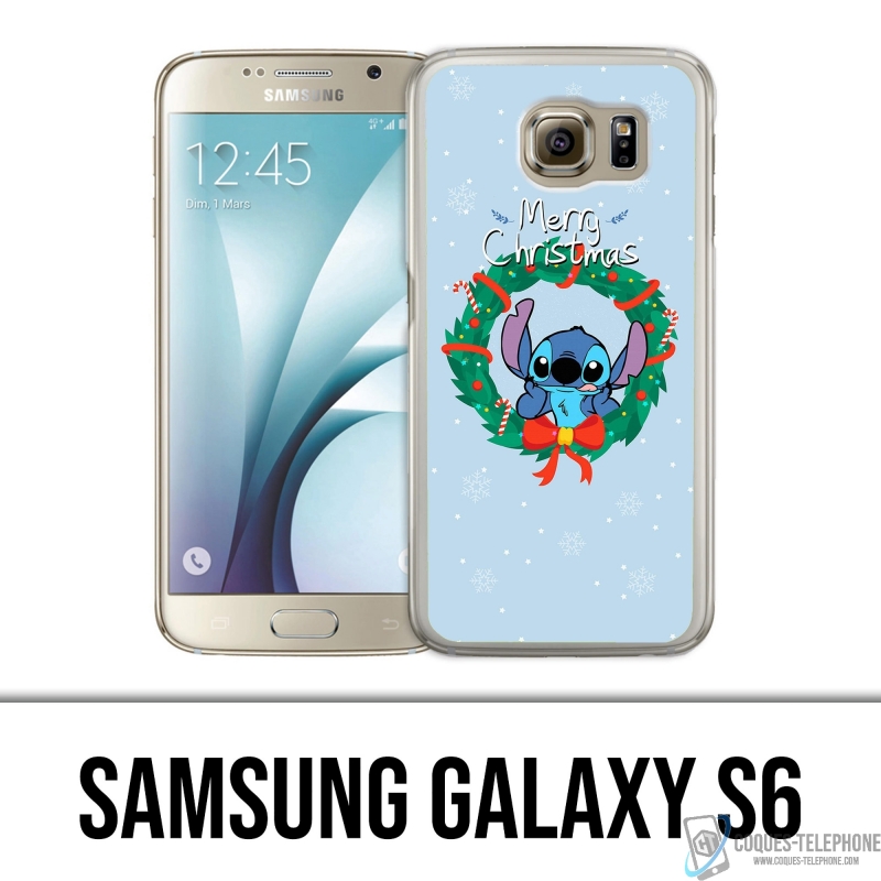 Custodia Samsung Galaxy S6 - Stitch Buon Natale