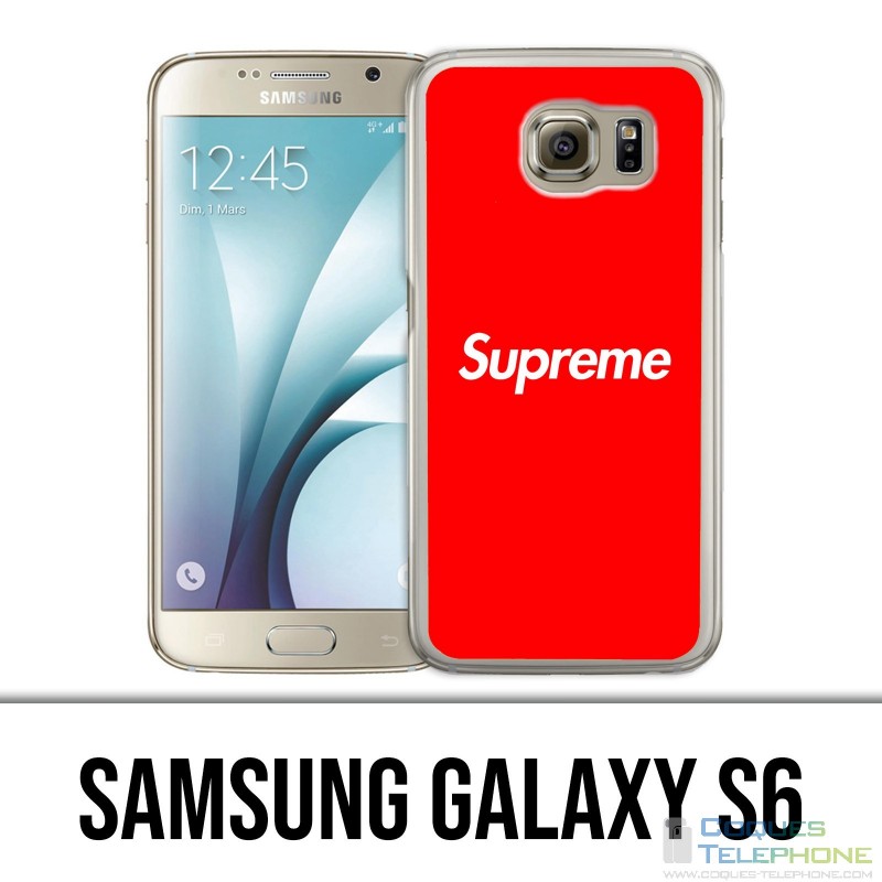 Coque Samsung Galaxy S6 - Logo Supreme