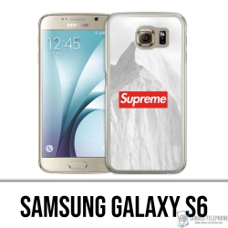 Coque Samsung Galaxy S6 - Supreme Montagne Blanche