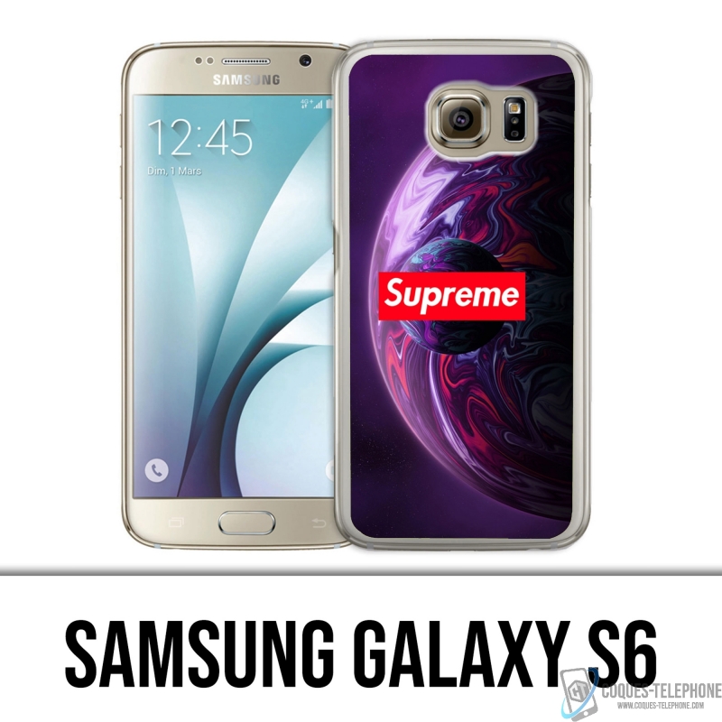 Coque Samsung Galaxy S6 - Supreme Planete Violet