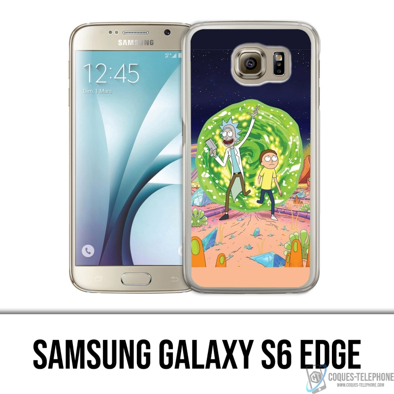 Custodia per Samsung Galaxy S6 Edge - Rick And Morty
