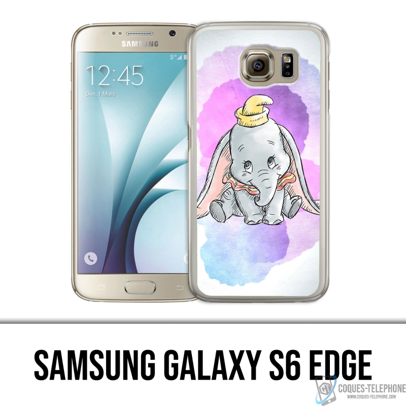 Custodia per Samsung Galaxy S6 Edge - Disney Dumbo Pastel