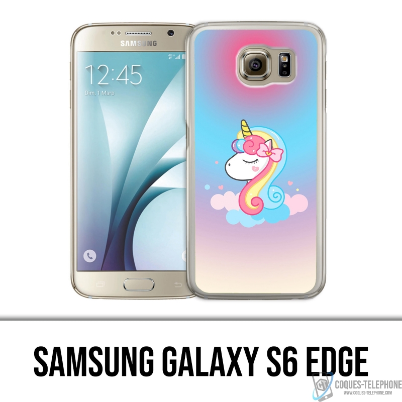 Coque Samsung Galaxy S6 edge - Licorne Nuage