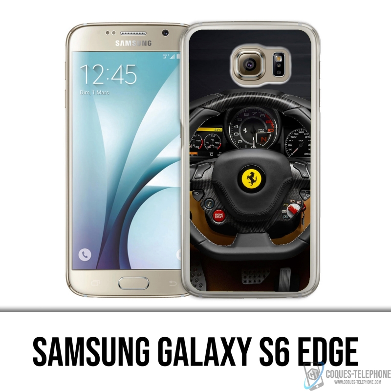 Coque Samsung Galaxy S6 edge - Volant Ferrari