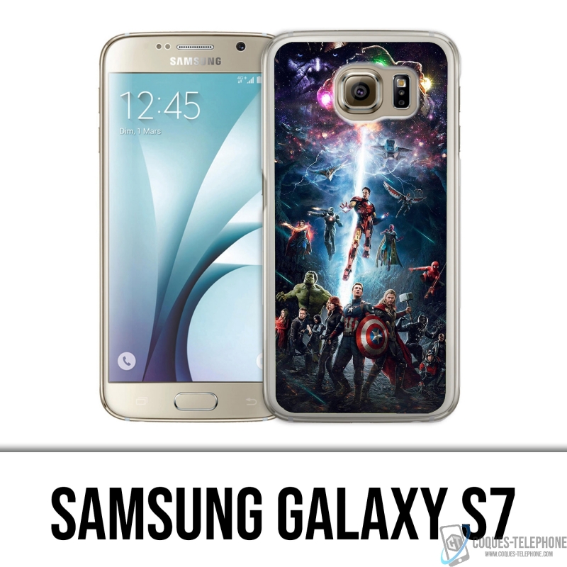 Coque Samsung Galaxy S7 - Avengers Vs Thanos