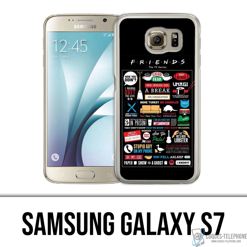 Funda Samsung Galaxy S7 - Logotipo de Friends