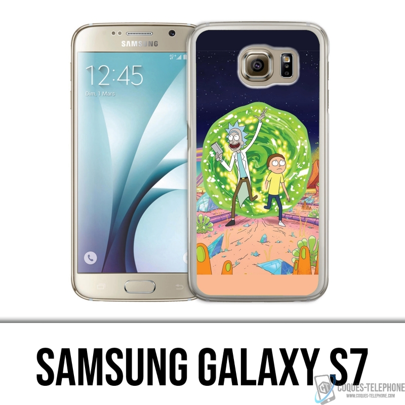 Custodia per Samsung Galaxy S7 - Rick e Morty