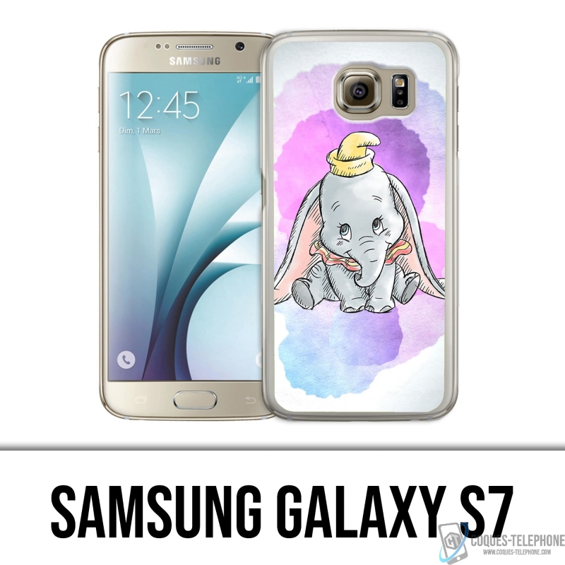 Funda Samsung Galaxy S7 - Disney Dumbo Pastel