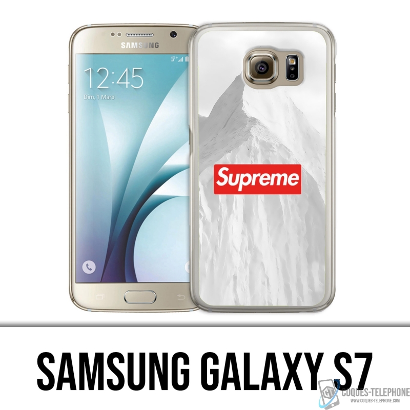 Coque Samsung Galaxy S7 - Supreme Montagne Blanche