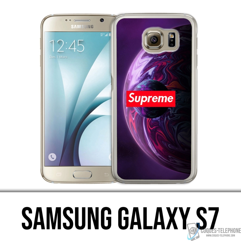 Coque Samsung Galaxy S7 - Supreme Planete Violet