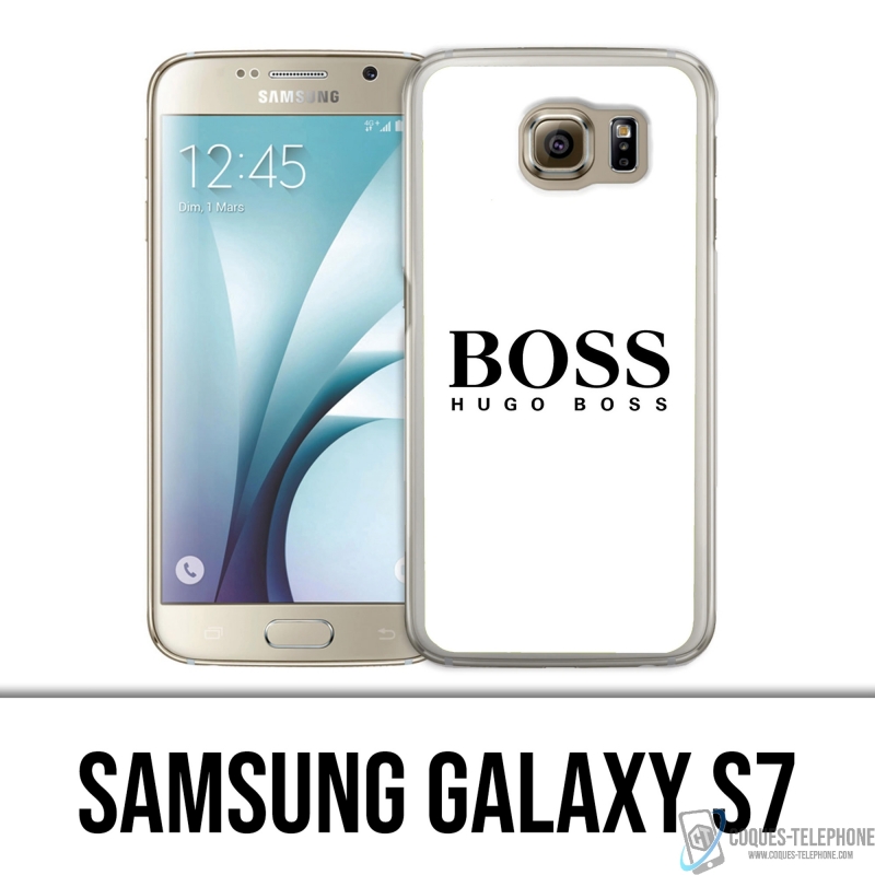 Coque Samsung Galaxy S7 - Hugo Boss Blanc
