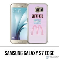 Samsung Galaxy S7 edge case - Netflix And Mcdo