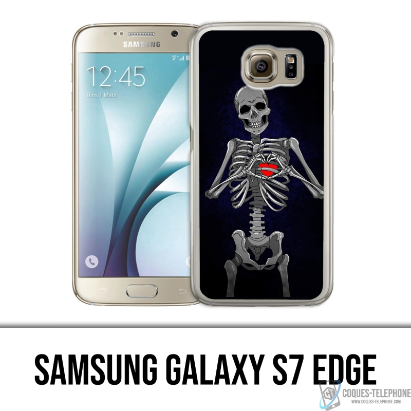 Samsung Galaxy S7 edge case - Skeleton Heart